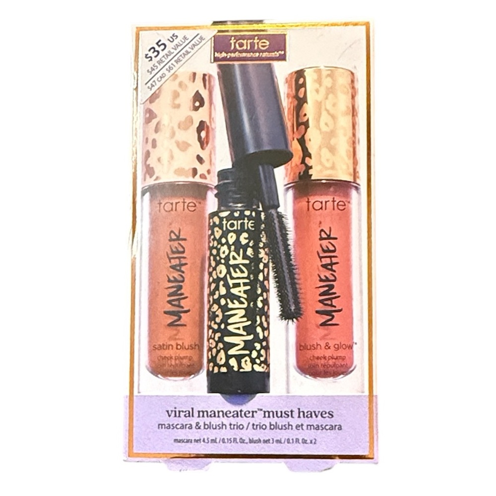 Tarte Viral Maneater Must Haves Mascara and Blush Trio